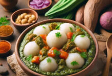 Fufu et Sauce Gombo